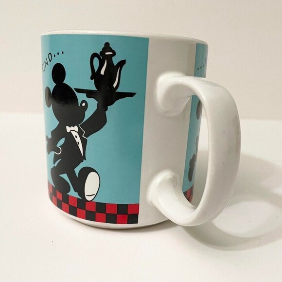 Walt Disney Mickey Minnie Mouse Coffee Mug The Daily Grind Gibson Applause - Picture 6 of 16